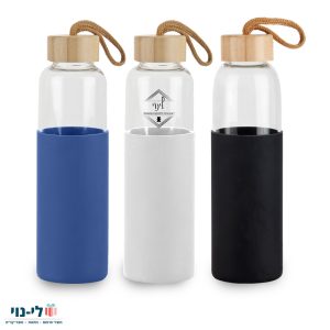בקבוק זכוכית עם חבק