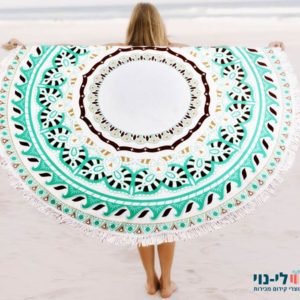 מגבת עגולה לחוף