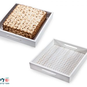 מגש עץ למצות