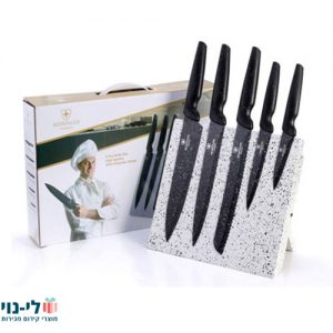 סט סכינים על מעמד