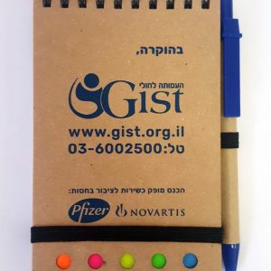 פנקס A6 עם דגלונים