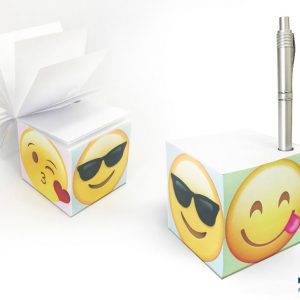 קוביית ממו עם עט